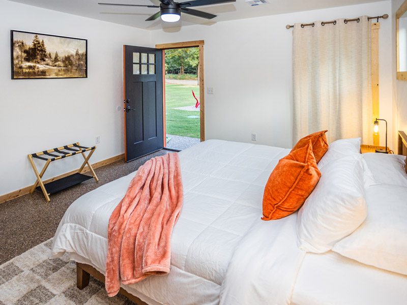 sunstone cabin bedroom