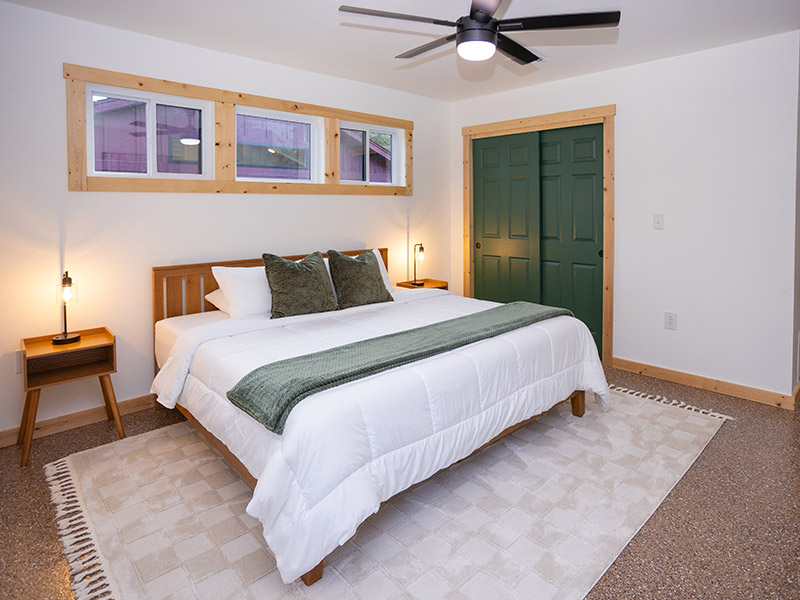 bedroom in cabin